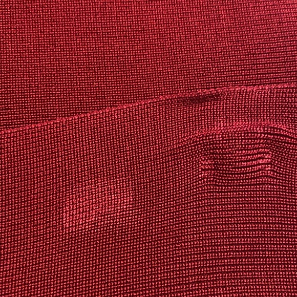 BCBG Max Azria deep red stretch skirt - Picture 5 of 6